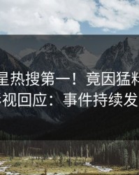 昨晚明星热搜第一！竟因猛料，人人影视回应：事件持续发酵