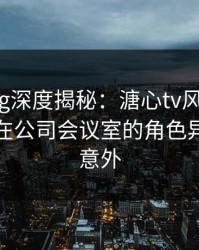 糖心vlog深度揭秘：溏心tv风波背后，神秘人在公司会议室的角色异常令人意外